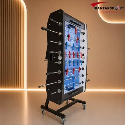 فوتبال دستی تاشو S13 MDF کف آبی - تصویر دوم