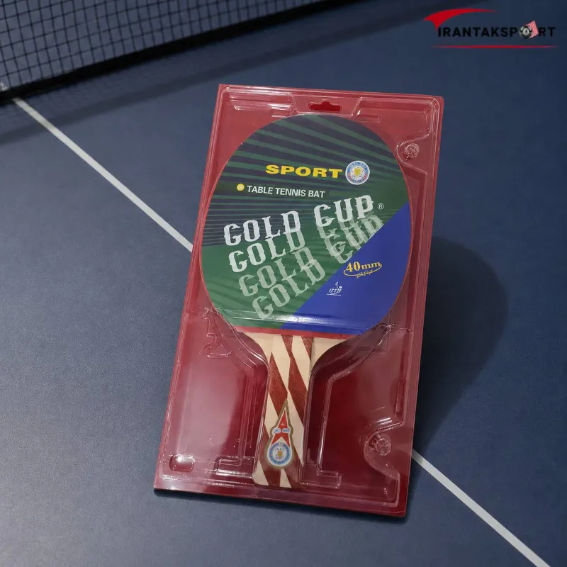 راکت پینگ پنگ GOLD CUP در بسته بندی قرمز