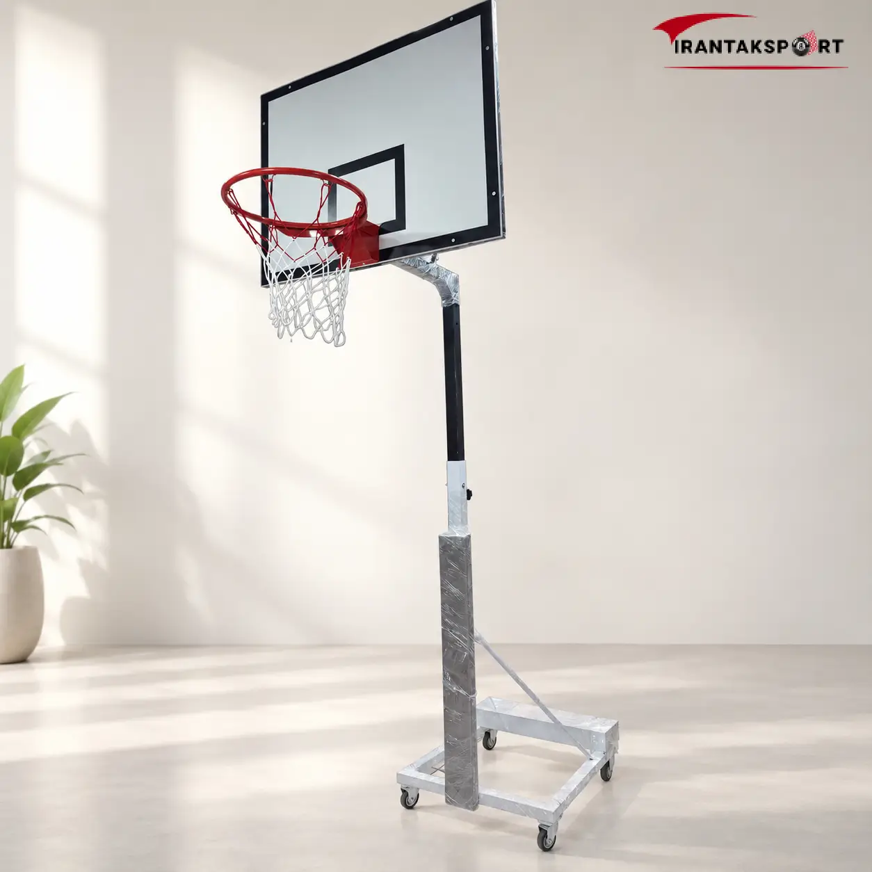 پایه بسکتبال ضدآب چهارچرخ